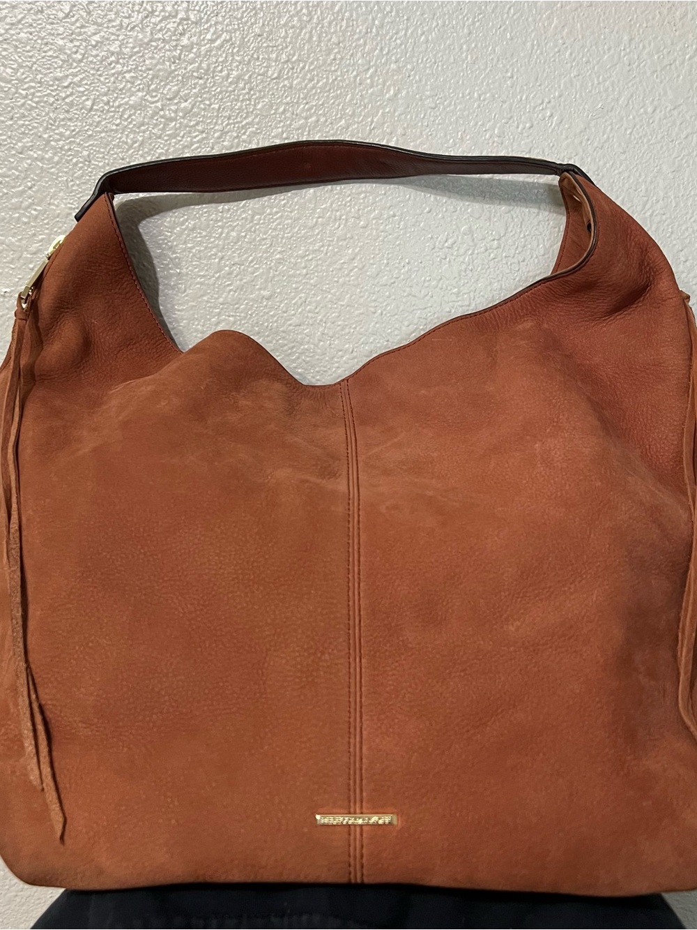Rebecca Minkoff Bryn Double Zip Hobo Bag Leather Shoulder Purse